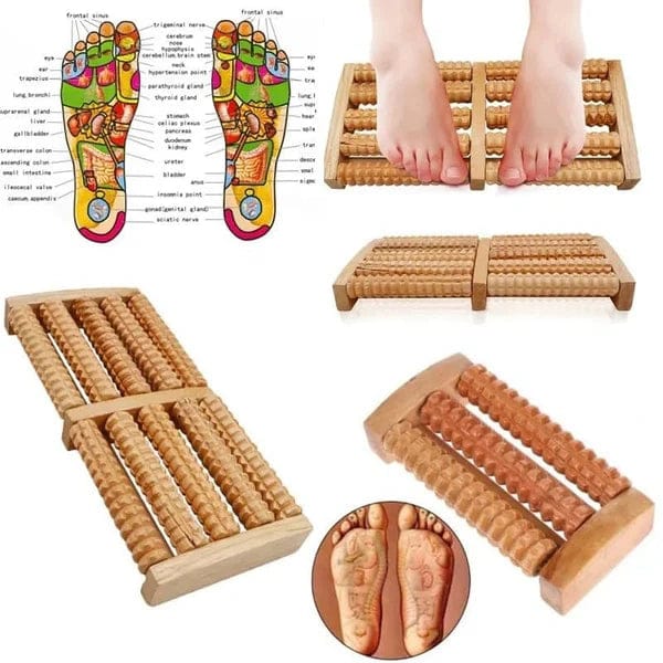 Wooden Foot Massager